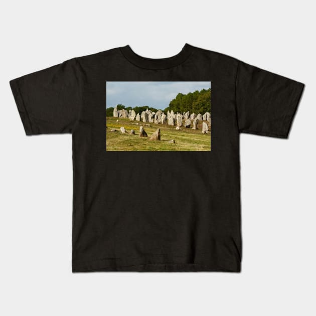 Megalithic Carnac Kids T-Shirt by AlexaZari